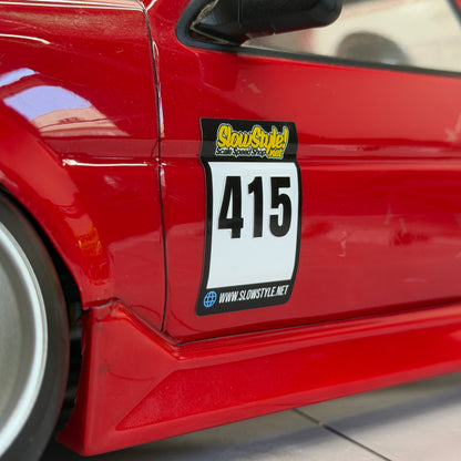 Track Number Plate set