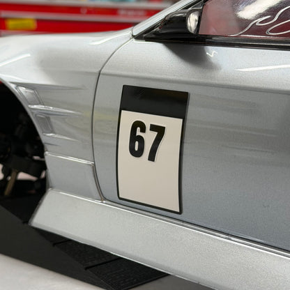 Track Number Plate set
