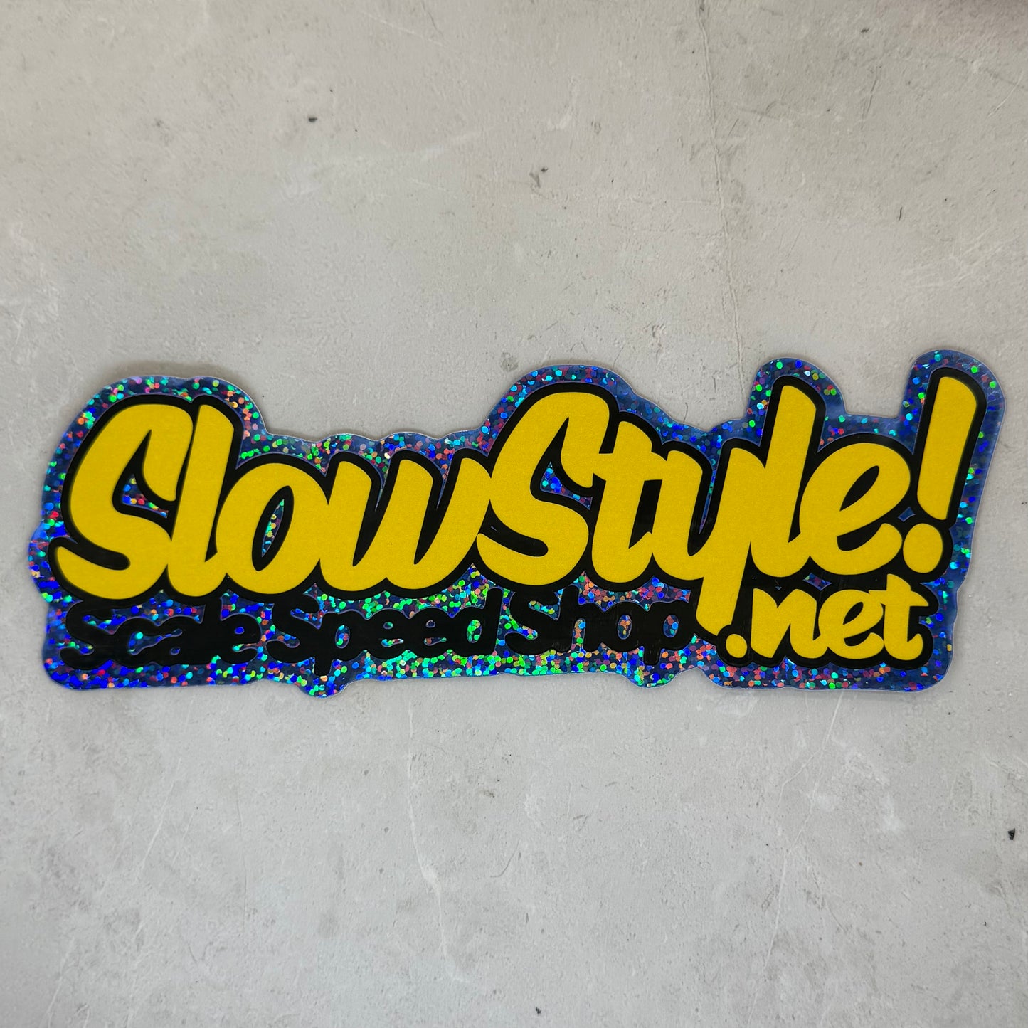 SlowStyle Glitter Sticker